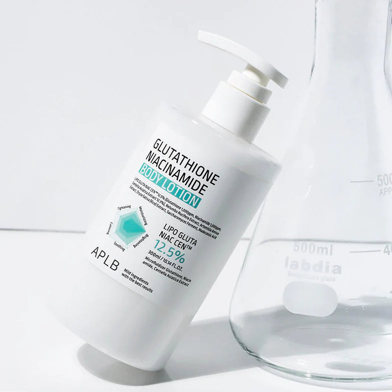 APLB Lotion pour le corps avec glutathion et niacinamide Glutathione Niacinamide Body Lotion