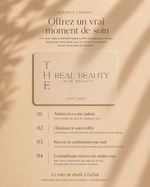 Carte Cadeau Prestations - The Real Beauty