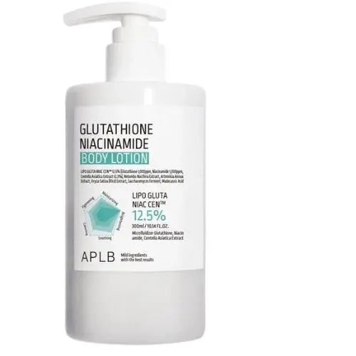 APLB Lotion pour le corps avec glutathion et niacinamide Glutathione Niacinamide Body Lotion