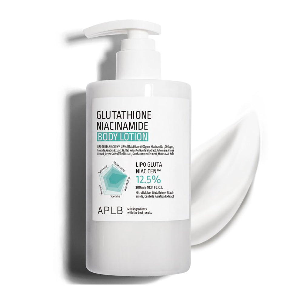 APLB Lotion pour le corps avec glutathion et niacinamide Glutathione Niacinamide Body Lotion